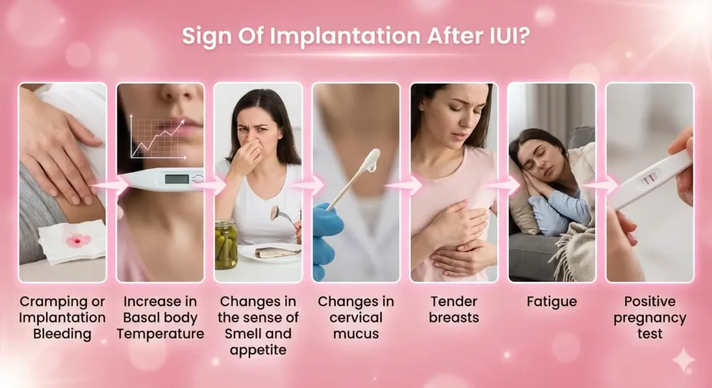 Symptoms/Sign Of Implantation After IUI