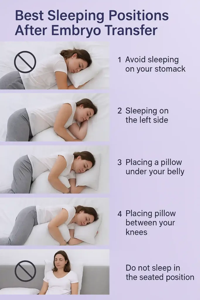 Best Sleeping Position After Embryo Transfer