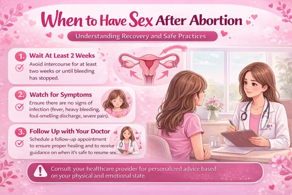 गर्भपात के कितने दिन बाद संबंध बनाना चाहिए