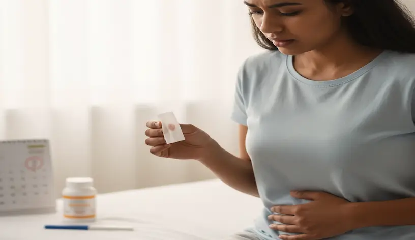 इम्प्लांटेशन के लक्षण कब दिखते हैं?