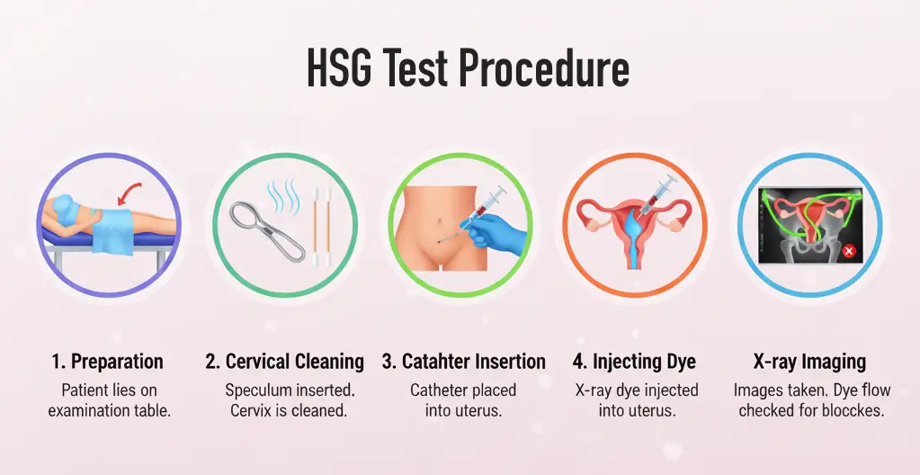 hsg test kaise hota hai