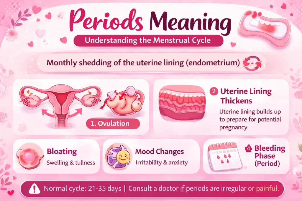 Periods Meaning in Hindi (पीरियड्स का मतलब क्या होता है?)