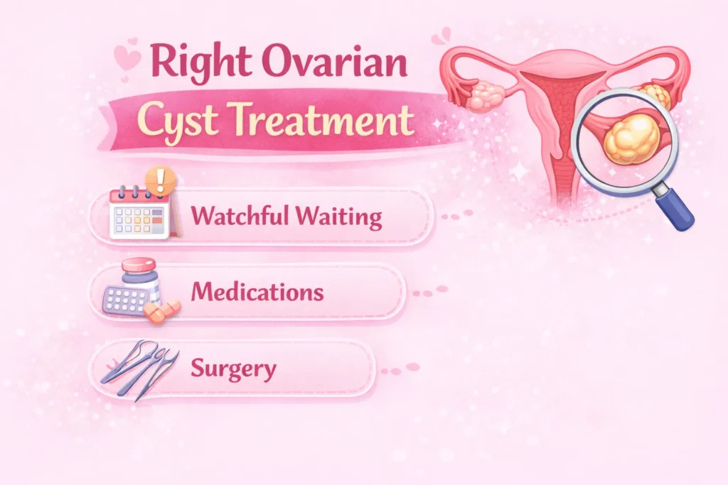 Right Ovarian Cyst का इलाज