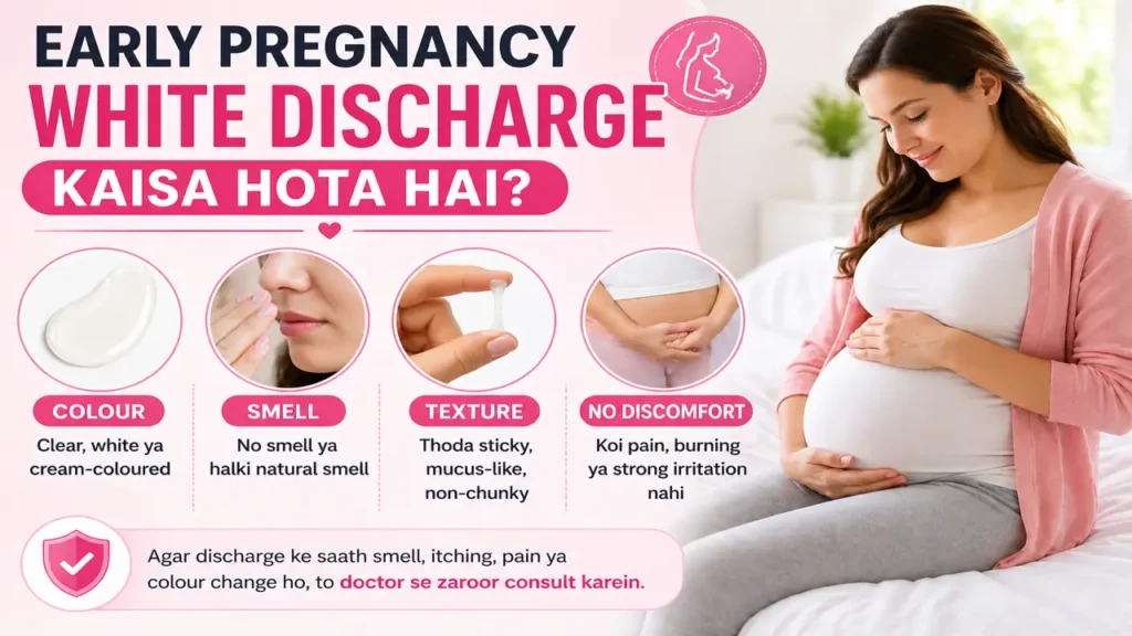 Early Pregnancy White Discharge Kaisa Hota Hai
