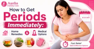 how to get periods immediately