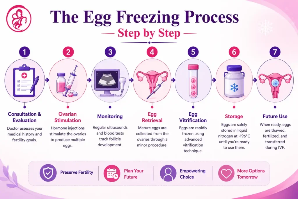 The Egg Freezing Process — Step by Step
