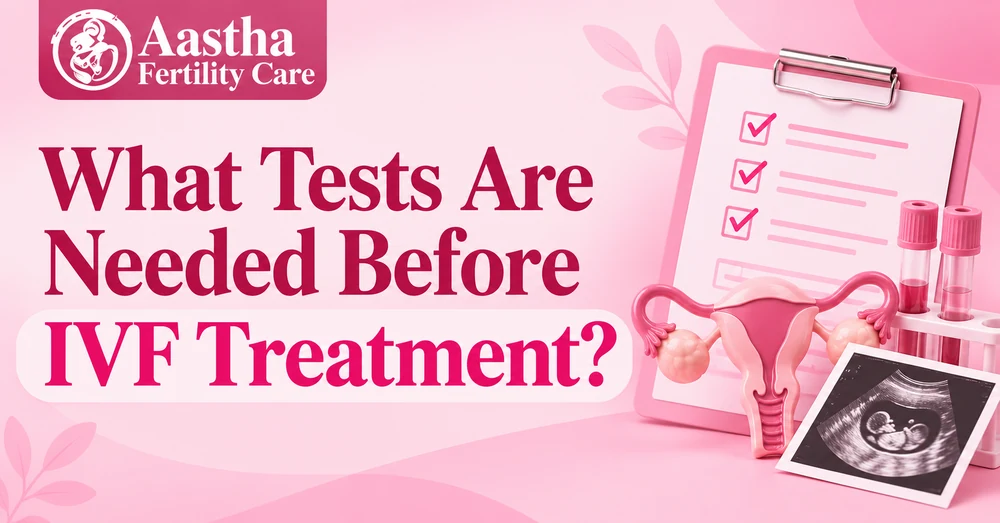 create a inforphics - What Tests Are Needed Before IVF Treatment?